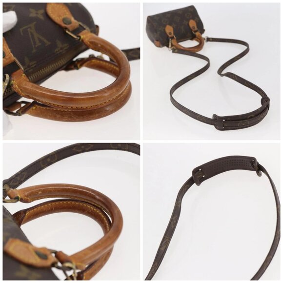 LOUIS VUITTON Monogram Mini Speedy Hand Bag M41534 LV Auth 144370 - Picture 16 of 16